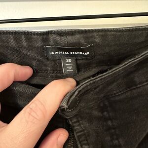 Universal Standard Women's Black Jeans